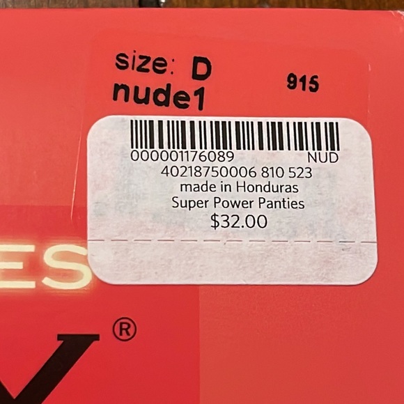 SPANX By Sara Blakely Super Power Panties Nude 1 Size D NWT - Picture 3 of 11